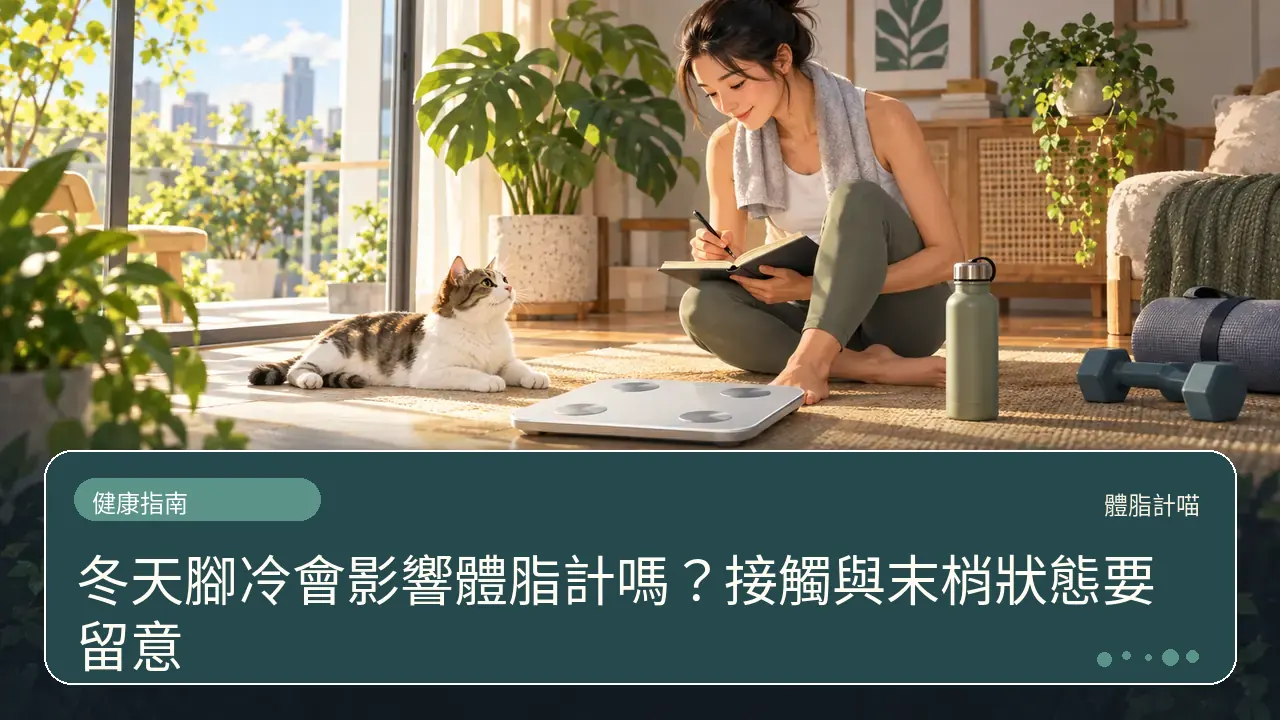 冬天腳冷會影響體脂計嗎？接觸與末梢狀態要留意主題插畫