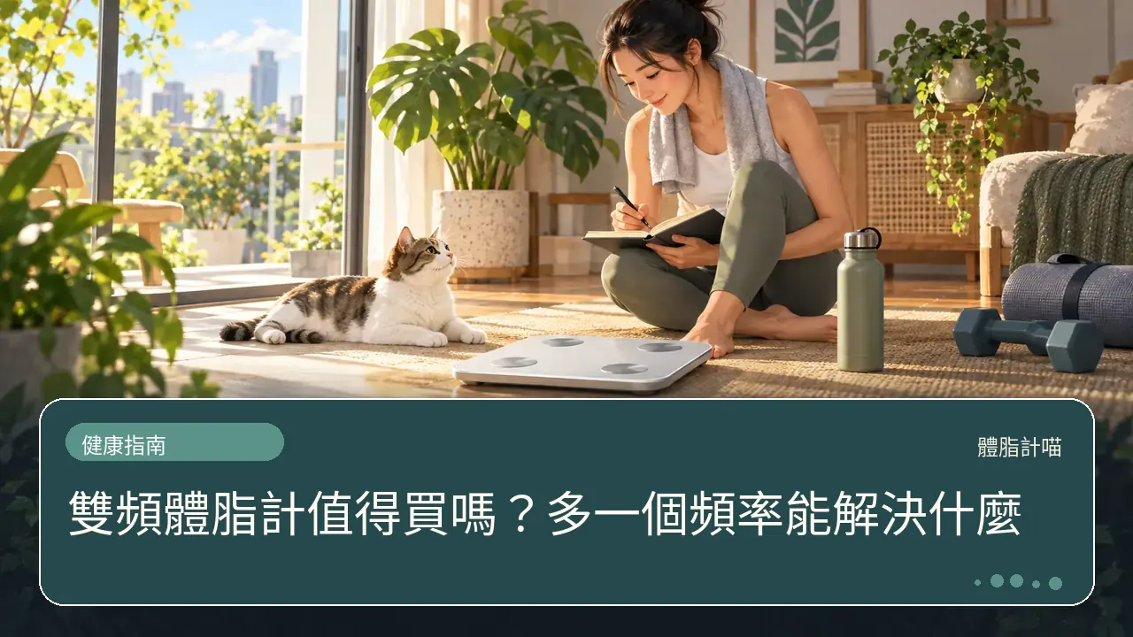 雙頻體脂計值得買嗎？多一個頻率能解決什麼主題插畫
