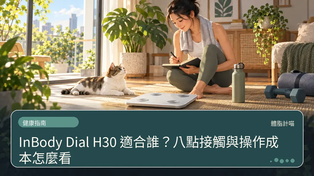 InBody Dial H30 適合誰？八點接觸與操作成本怎麼看主題插畫