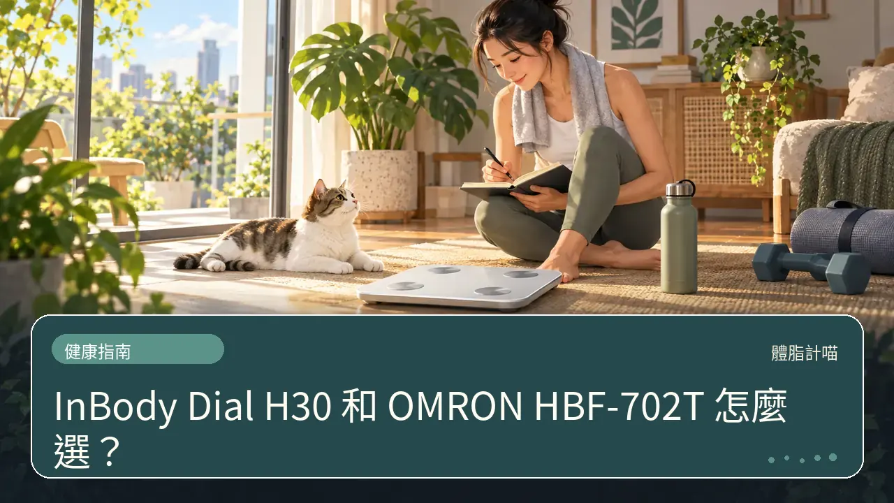 InBody Dial H30 和 OMRON HBF‑702T 怎麼選？主題插畫