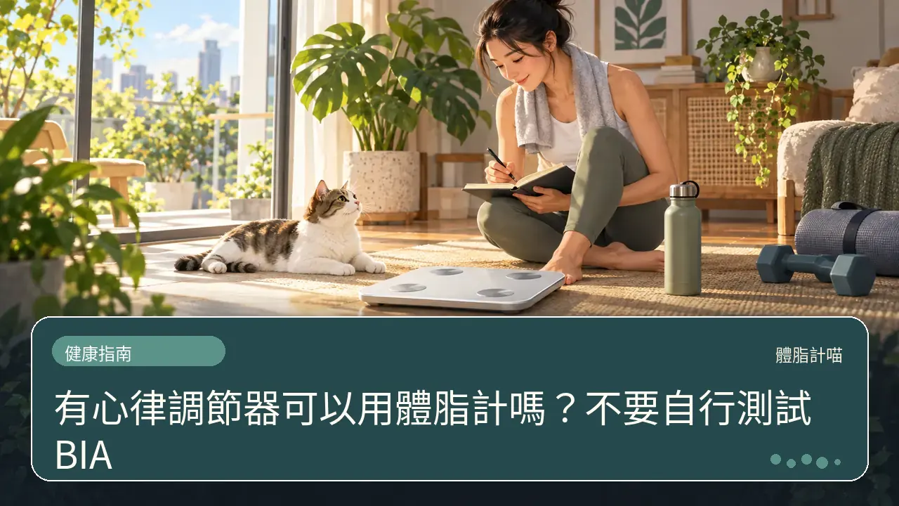有心律調節器可以用體脂計嗎？不要自行測試 BIA主題插畫