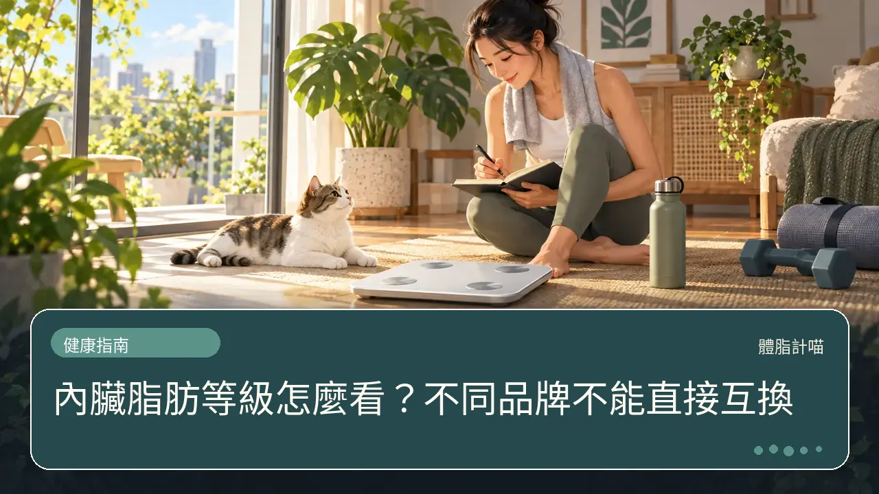 內臟脂肪等級怎麼看？不同品牌不能直接互換主題插畫